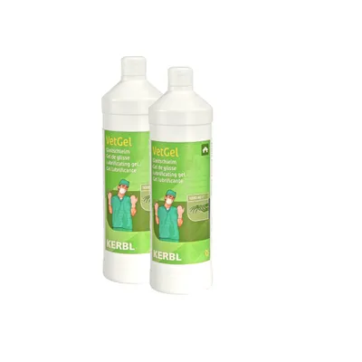 Zdjęcie produktu dla 2 x Kerbl – żel do szlifowania wibracyjnego Vet Gel 1000 ml