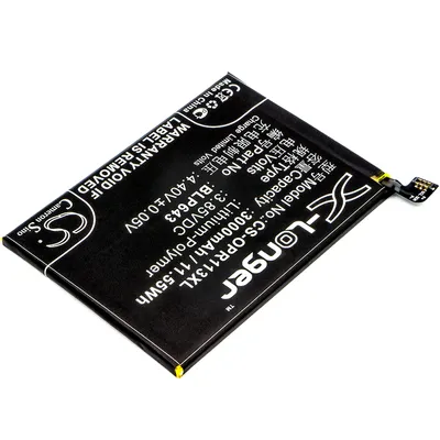 Produktbild von TECHTEK Akku Kompatibel mit [Oppo] CPH1719, R11S, R11s Dual SIM, R11s Dual SIM TD-LTE, R11st Ersetzt BLP643