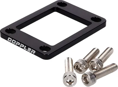 Produktbild von Ansaugspacer Doppler 5mm, Rot für Minarelli AM, Derbi EBE, EBS, D50B