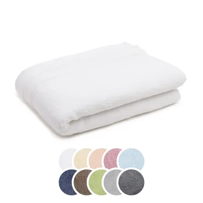 Produktbild von liebling Duschtuch Baumwolle Zero Twist, Serie Lille, 600 gr. / m², 70 x 140 cm, 60 Grad, ultra weich, saugstark, weiß
