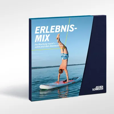 Produktbild von Jochen Schweizer Geschenkbox Erlebnismix; Erlebnis verschenken oder selbst erleben;