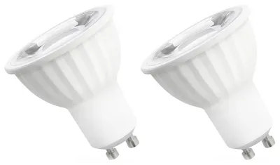 Produktbild von Spectrum GU10 LED Spot Lampe 6W 410lm 3000K Warmweiß 230V 2 Stück