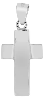 Produktbild von Akzent Uni Anhänger "Osric" aus 925 Sterlingsilber, rhodiniert, langlebig