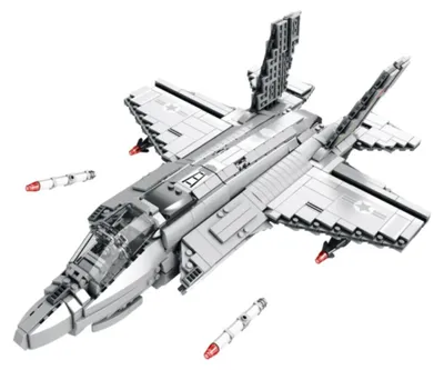Produktbild von Reobrix 33021 Kampfjet Klemmbaustein Flugzeug 1600 Teile ab 14