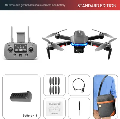Produktbild von Lsrc-s7s Sentinels Gps 5g Wifi Fpv Mit 4k Hd Kamera 3-Achsen-Gimbal 28mins Flugzeit Brushless Foldable Rc Drone Quadcopter Rtf 1 Batterie S