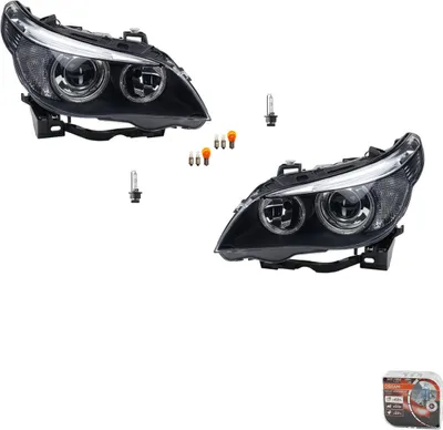 Produktbild von Scheinwerfer + Osram Night Breaker Laser passend für BMW 5er E60 E61 Set L R 63127160193 63127160194 Johns