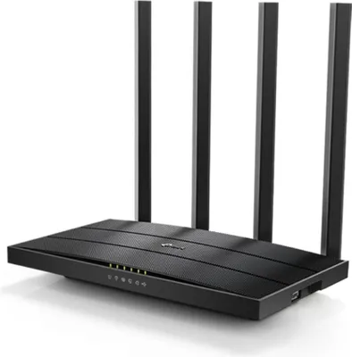 Produktbild von WLAN-Router Gigabit Ethernet Dual-Band (2,4 GHz/5 GHz) Schwarz