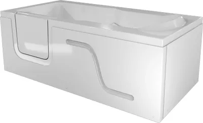 Produktbild von Seniorenwanne mit Tür S17-R 75x150cm ohne Armatur