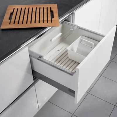 Zdjęcie produktu dla Pojemnik na chleb Hailo, szuflada na owoce i warzywa, szafka od 60cm
