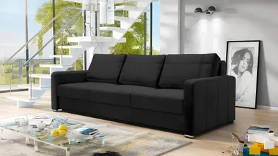 Zdjęcie produktu dla Sofa rozkładana Kanapa tekstylna Łóżko Sofa Kanapa Tapicerka Meble Tkanina