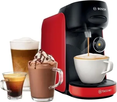 Image de Machine à Café BOSCH TASSIMO FINESSE, TAS163E, 1400 W, 0.7 L, Multi-boissons, IntensityBoost, Noir