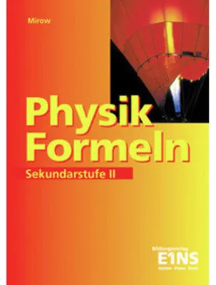 Obrázok produktu pre Physik-Formeln. Sekundarstufe 2