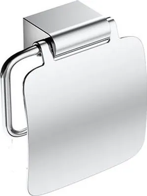 Produktbild von VIGOUR WC-Papierrollenhalter clivia mit Deckel verchromt
