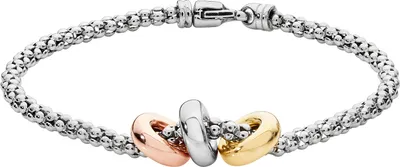 Produktbild von Mehrfarbiges 925 Sterling Silber (Rhodiniert) Damen - Armband - 19cm*2mm; TRS25761