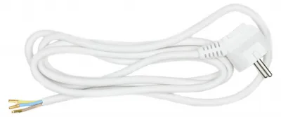 Produktbild von Kabel Stromkabel Verlängerungskabel 1,8 m offenes Kabelende Schuko Euro Weiß