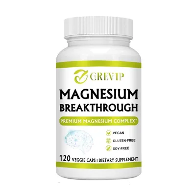 Immagine prodotto di Magnesium Breakthrough 503 mg (120 capsule) Integratore alimentare, Sonno, Anti-invecchiamento, Cervello, Nervi, Funzioni cognitive