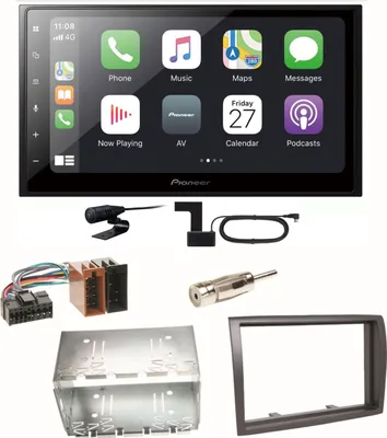 Produktbild von Pioneer SPH-DA250DAB Bluetooth DAB+ MP3 Einbauset für Fiat Ducato Boxer Jumper