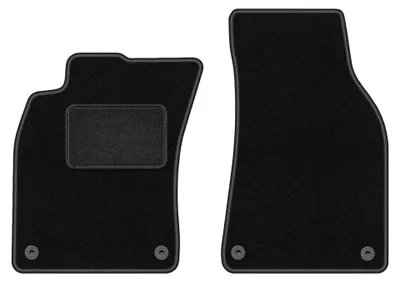 Immagine prodotto di Tappetini anteriori in moquette per Audi A6 C6 2004-2006 (berlina/station wagon) – 2 pezzi, neri, su misura – Wielganizator LUX