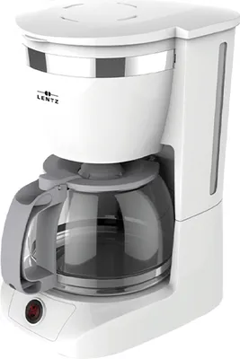 Produktbild von Kaffeemaschine, 800 Watt, 1,25 Liter für 10-12 Tassen, weiß