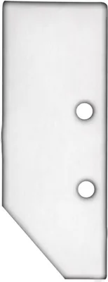 Produktbild von ISOLED Endkappe EC92 Aluminium weiß RAL 9003 für Profil HIDE ASYNC inkl. Schrauben