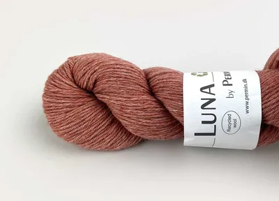 Image de Luna by Permin – 100 % laine vierge recyclée (sans mulesing & Oeko-Tex) (15 rouille)