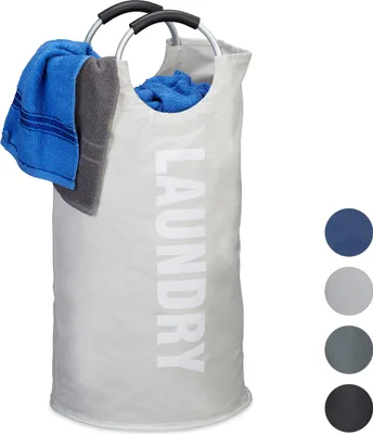 Obrázek produktu pro Skládací koš na prádlo s rukojetí, RD3949WH
