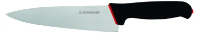 Obrázok produktu pre Kuchárska nôž S-Grip, široká čepeľ, rukoväť: čierna, červená, 200 mm