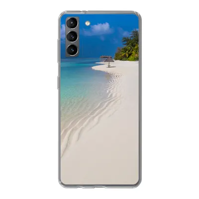 Produktbild von MuchoWow® Handyhülle Schutzhülle Hülle für Samsung Galaxy S21 Plus Meer - Strand - Sommer Silikon Softcase Handy Hülle - Handy-Tasche