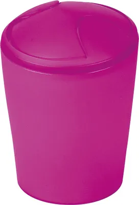 Obrázok produktu pre Odpadkový kôš na kozmetiku Spirella "Move" s výklopným vekom | plast | 2 litre a 5 litrov | ružová