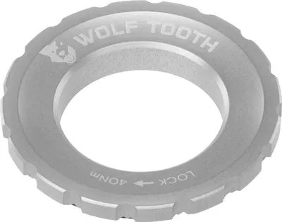Produktbild von Wolf Tooth Centerlock Lockring, External Spline, silver