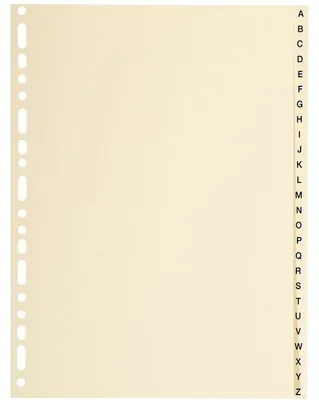 Immagine prodotto di EXACOMPTA Karton-Register, A-Z, A4, 26-teilig