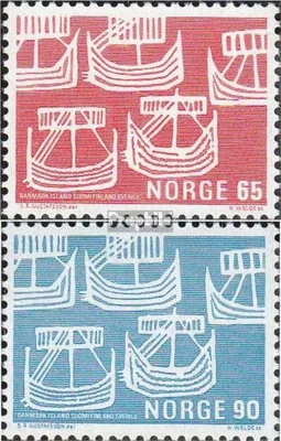 Produktbild von Briefmarken Norwegen 1969 Mi 579-580 (kompl.Ausg.) postfrisch Postverwaltung