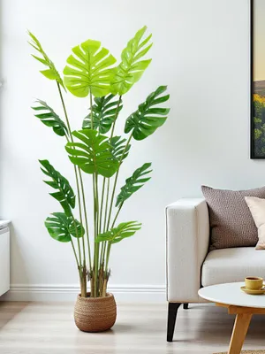 Produktbild von Kunstpflanze Monstera 160 cm künstliche Pflanze im Topf Zimmerpflanze Dekopflanze