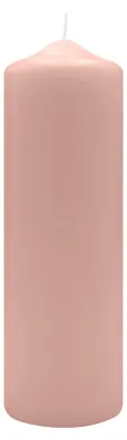 Produktbild von Spitzkopf Stumpen Kerzen Taupe Rosa 25 x Ø 8 cm, 6 Stück