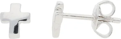 Produktbild von JuwelmaLux Ohrstecker Kreuz 925 Silber rhodiniert JL10-06-2446