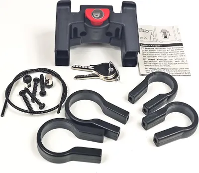 Produktbild von Rixen & Kaul Klick Fix Lenker Adapter Abschließbar 22-26mm & 31,8mm max 7 kg
