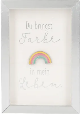 Produktbild von Depesche 11625_037 Komplimente im Bilderrahmen, klein: Du bringst Farbe in mein Leben!