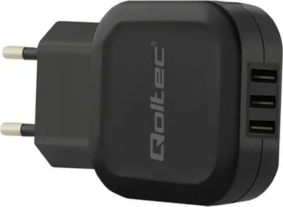 Produktbild von Qoltec 50191 Ladegerät 17W | 5V | 3.4A | 3xUSB