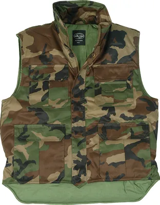 Zdjęcie produktu dla Kamizelka MIL-TEC Ranger z podszewką woodland, XXL