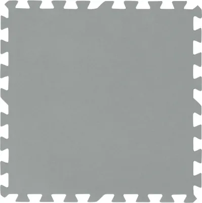 Produktbild von Bestway | Pool-Bodenschutzfliesen Set | XL-Pack 18 Stück á 50 x 50 cm | bis zu 4,5 m² | Grau | idealer Schutz für Pool & Rasen