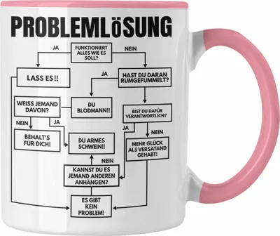 Produktbild von Trendation - Ingenieur Geschenk Tasse Mathematiker Kollege Maschinenbau Spruch Geschenkidee Männer (Rosa)