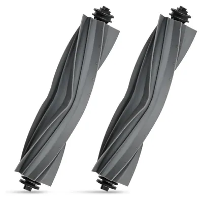 Produktbild von 2 Stück Hauptbürste Zubehör für Dreame X40 Ultra / L10s Ultra / L40 Ultra / L10s Ultra Gen 2 / L10s Pro Ultra Heat / D10 Plus Gen 2 Saugroboter, Gummi Bürste Ersatzteile
