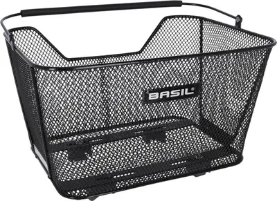 Produktbild von Basil Hinterradkorb Lesto WSL schwarz 336x26x18 cm