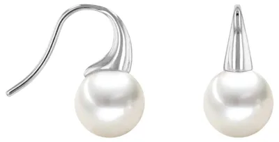 Zdjęcie produktu dla Luna-Pearls – 311.2111 – kolczyki na sztyft – damskie – 18-karatowe białe złoto – hodowlana perła słodkowodna 8–8,5 mm