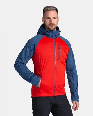 Zdjęcie produktu dla Lekka męska kurtka softshell Kilpi BELTRA-M, CZERWONA, rozmiar S