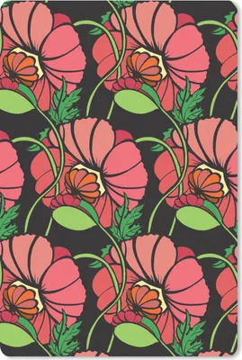 Produktbild von MuchoWow® Mauspad Mousepad Blumen - Natur - Rosa - Muster 18x27 cm - Mousepads - Maus Mat - Pad - Mausunterlage