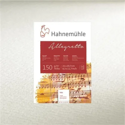 Produktbild von Hahnemühle Allegretto Aquarellblock - 150 g/m² - fein rau - DIN A4 - 10 Blatt