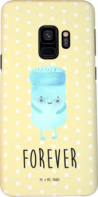 Produktbild von Mr. & Mrs. Panda Samsung Galaxy S9 Handyhülle Beste Freunde Salz - Gelb Pastell - Geschenk, Handy Schutzhülle, Fehlende Keywords, Hülle, Cover, Smartphone