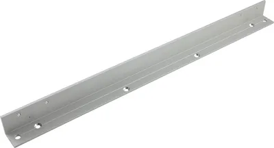 Productafbeelding van Dorma schuifdeurgeleider voor rails G-EMF, lengte 518 mm, hoogte 25 mm, diepte 32 mm, zilverkleurig - 64440001