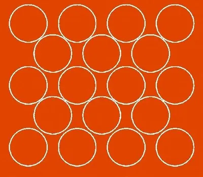 Produktbild von Runde Aufkleber, 10 cm, Punktaufkleber, 18 Stück, orange matt